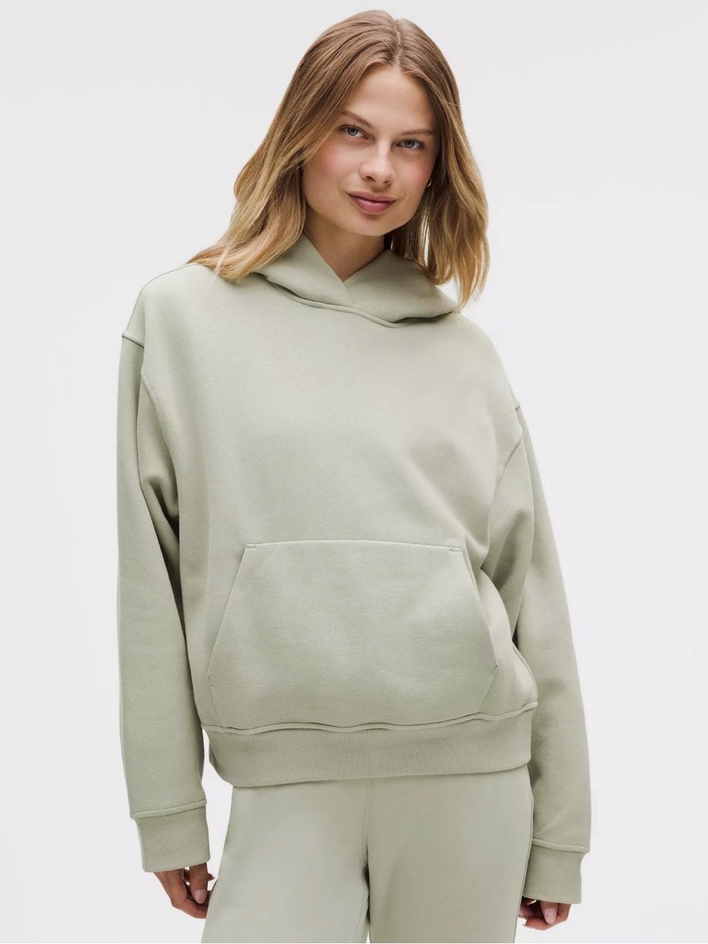 Lululemon Steady State Oversized Hoodie Fog Green NWT Size S, M Soft Fleece $128